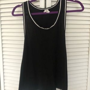 Black tank top